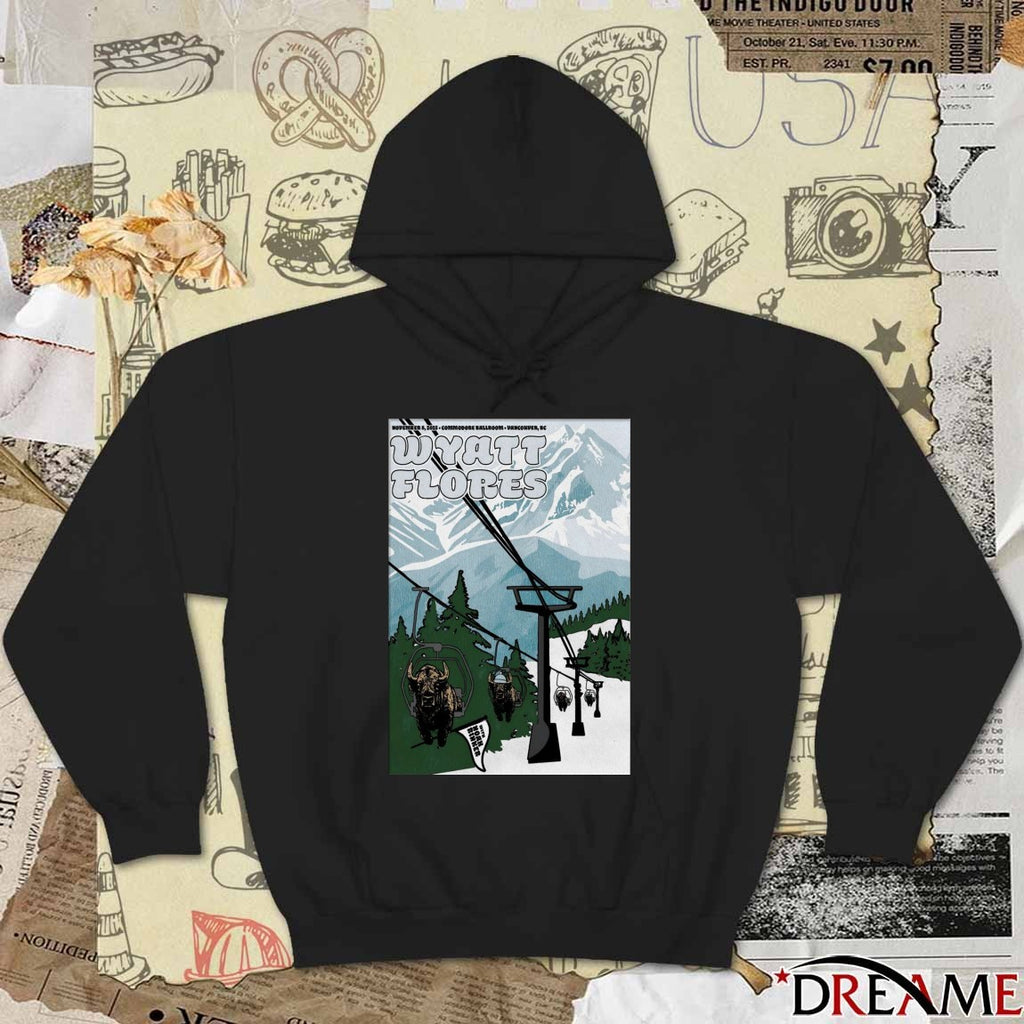 Poster Wyatt Flores Tour Vancouver BC On November 8 2025 t-shirt