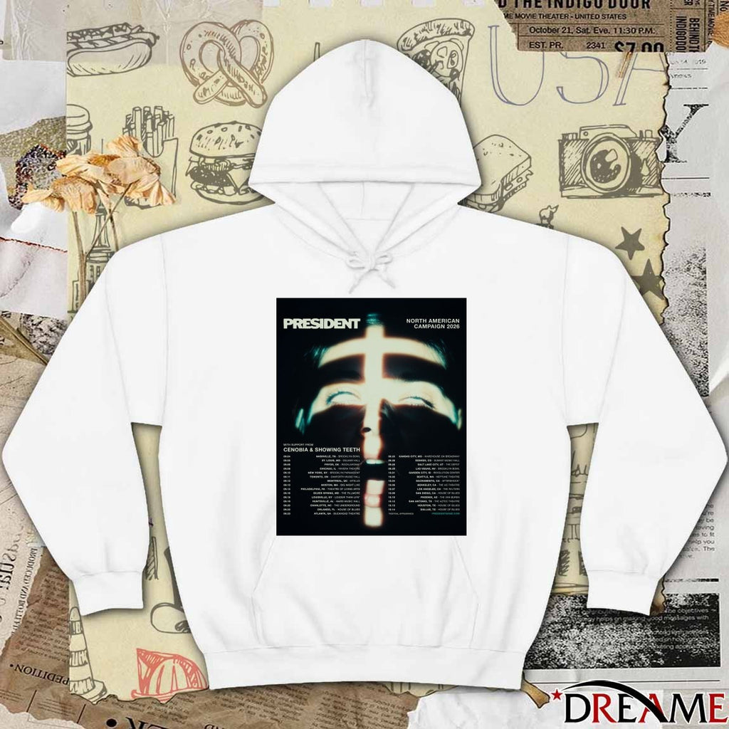 President North American Campaign 2026 With Cenobia and Showing Teeth Poster t-shirt