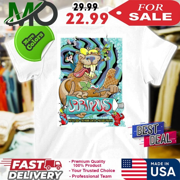 Primus May 15 2025 The Mann Center Philadelphia Pa Shirt