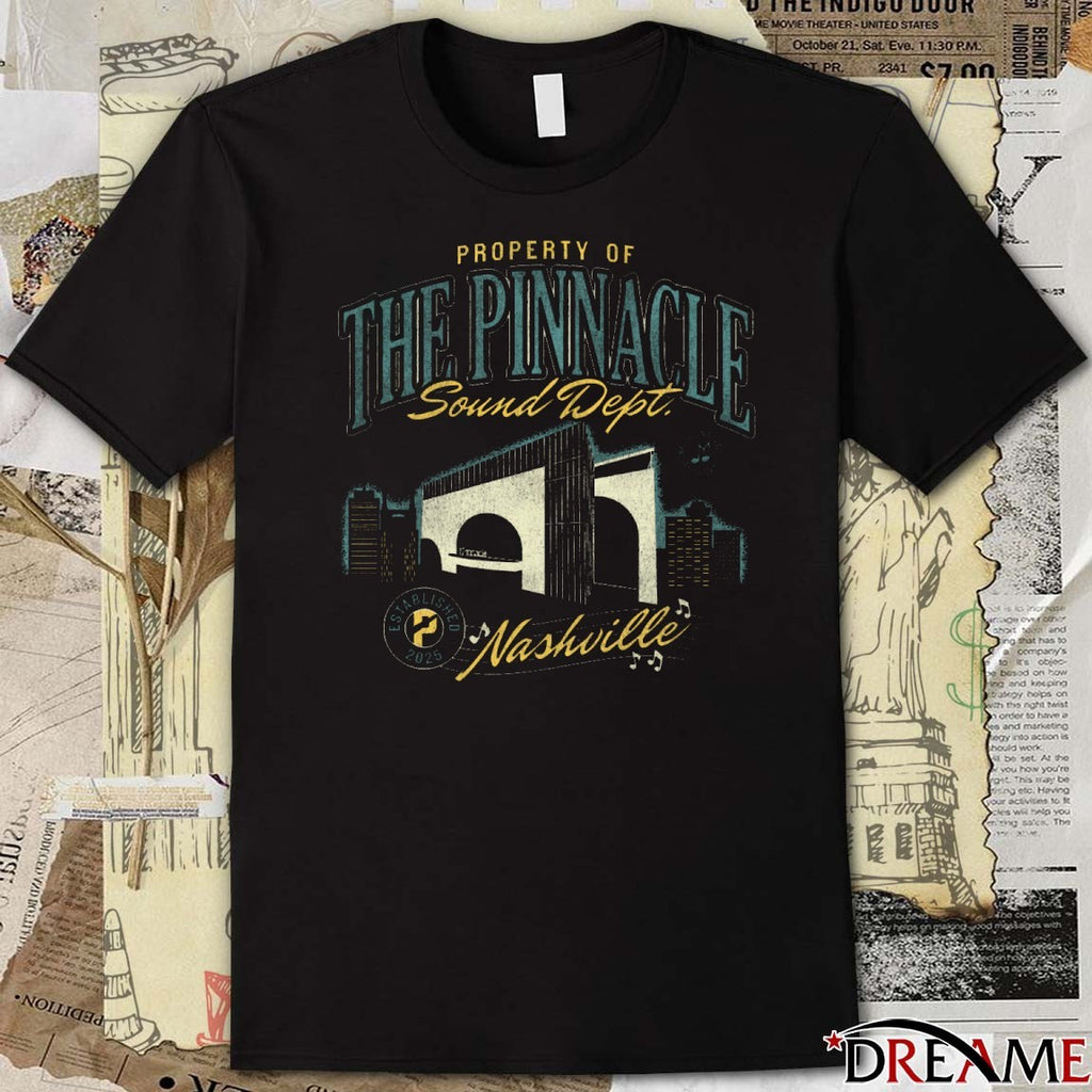 Property Of The Pinnacle Sound Dept Nashville Est 2025 t-shirt