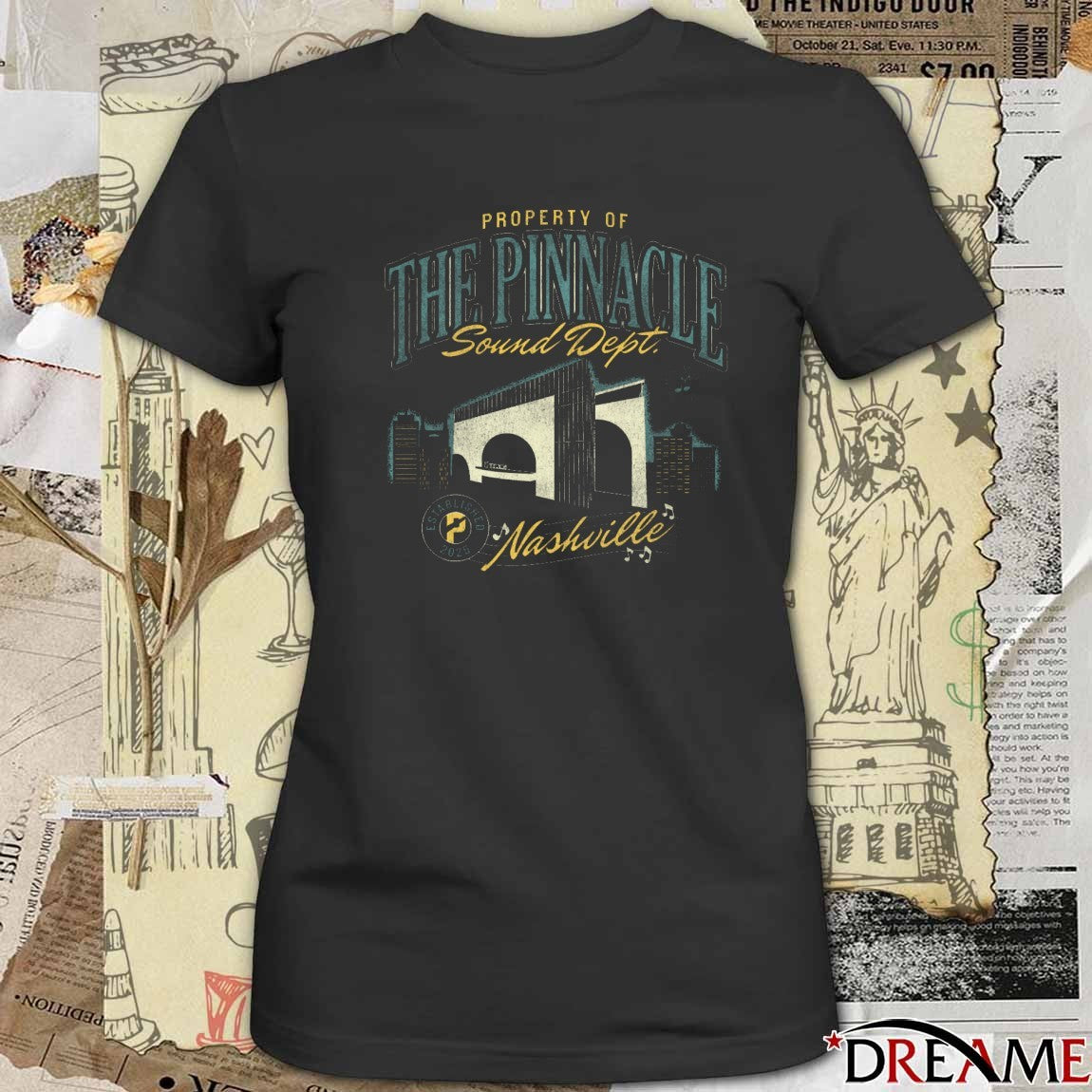 Property Of The Pinnacle Sound Dept Nashville Est 2025 t-shirt