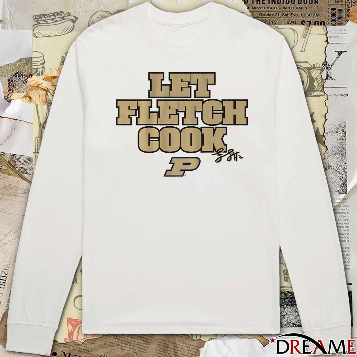 Purdue Boilermakers Basketball Fletcher Loyer Let Fletch Cook Signature t-shirt
