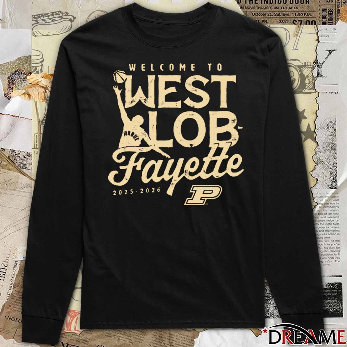 Purdue Boilermakers Men’s Basketball Welcome To West Lob Fayette 2025-2026 t-shirt