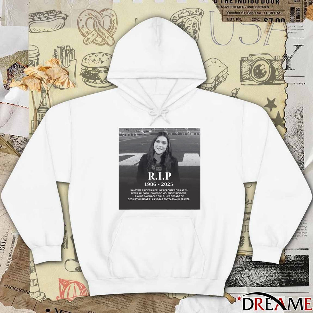 RIP 1986 – 2025 Longtime Raiders Sideline Reporter Dies At 39 After Alleged Domestic Violence Incident Poster t-shirt