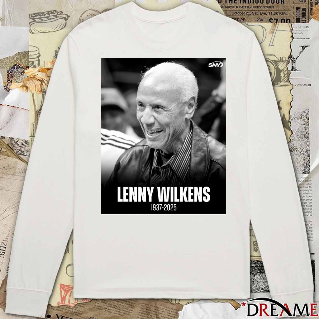 RIP Basketball Hall Of Famer And Former Knicks Head Coach Lenny Wilkens 1937 – 2025 Poster t-shirt