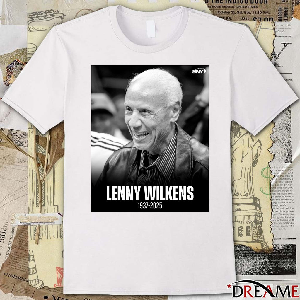 RIP Basketball Hall Of Famer And Former Knicks Head Coach Lenny Wilkens 1937 – 2025 Poster t-shirt