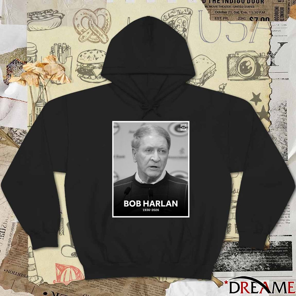 RIP Bob Harlan 1936 – 2026 B R Gridiron Poster t-shirt