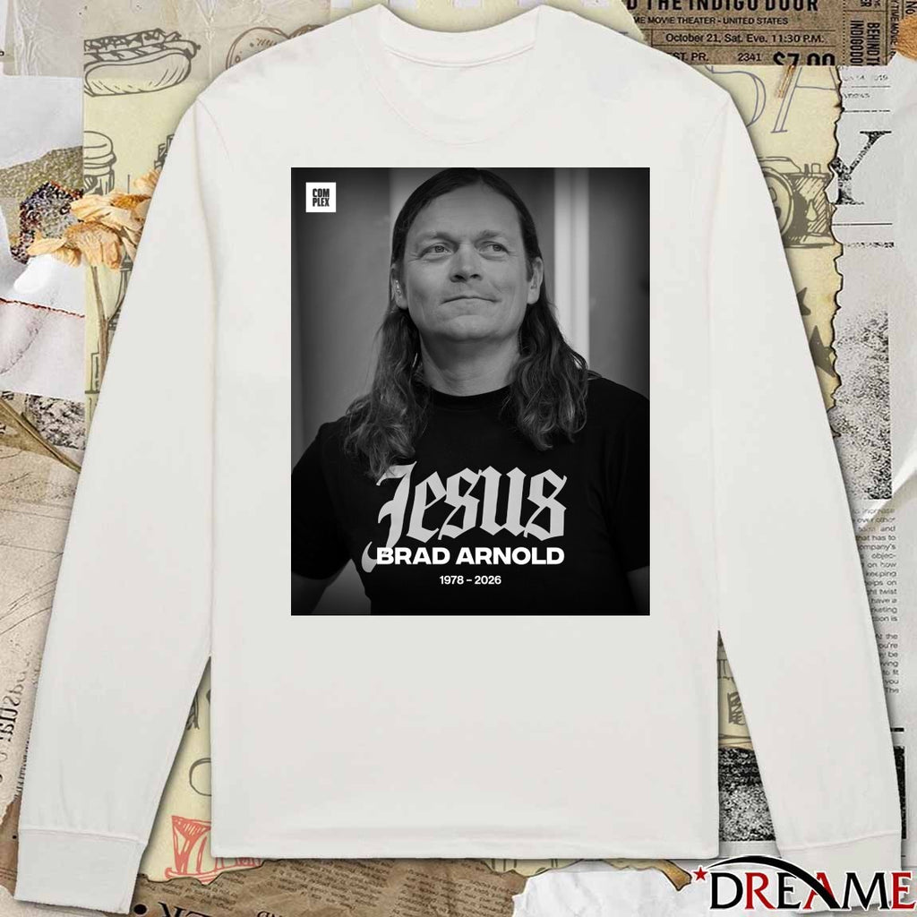 RIP Brad Arnold Founder, Lead Singer And Songwriter Of Rock Band 3 Doors Down 1978 – 2026 Poster t-shirt