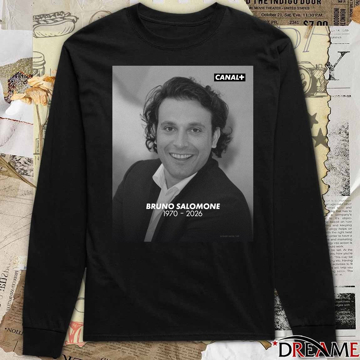 RIP Bruno Salomone 1970 – 2026 Canalplus t-shirt