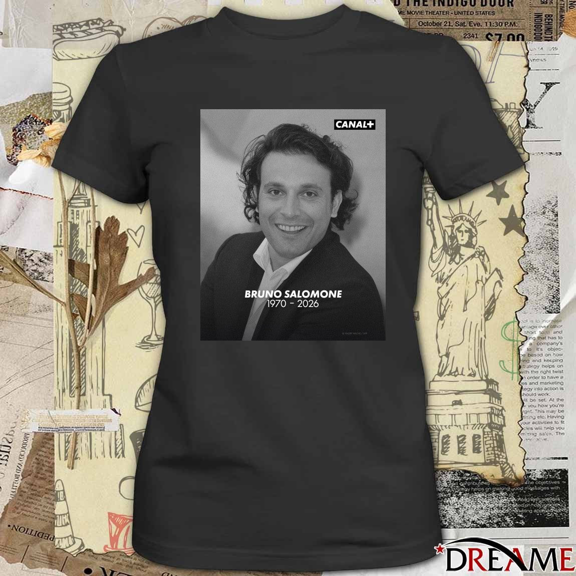 RIP Bruno Salomone 1970 – 2026 Canalplus t-shirt