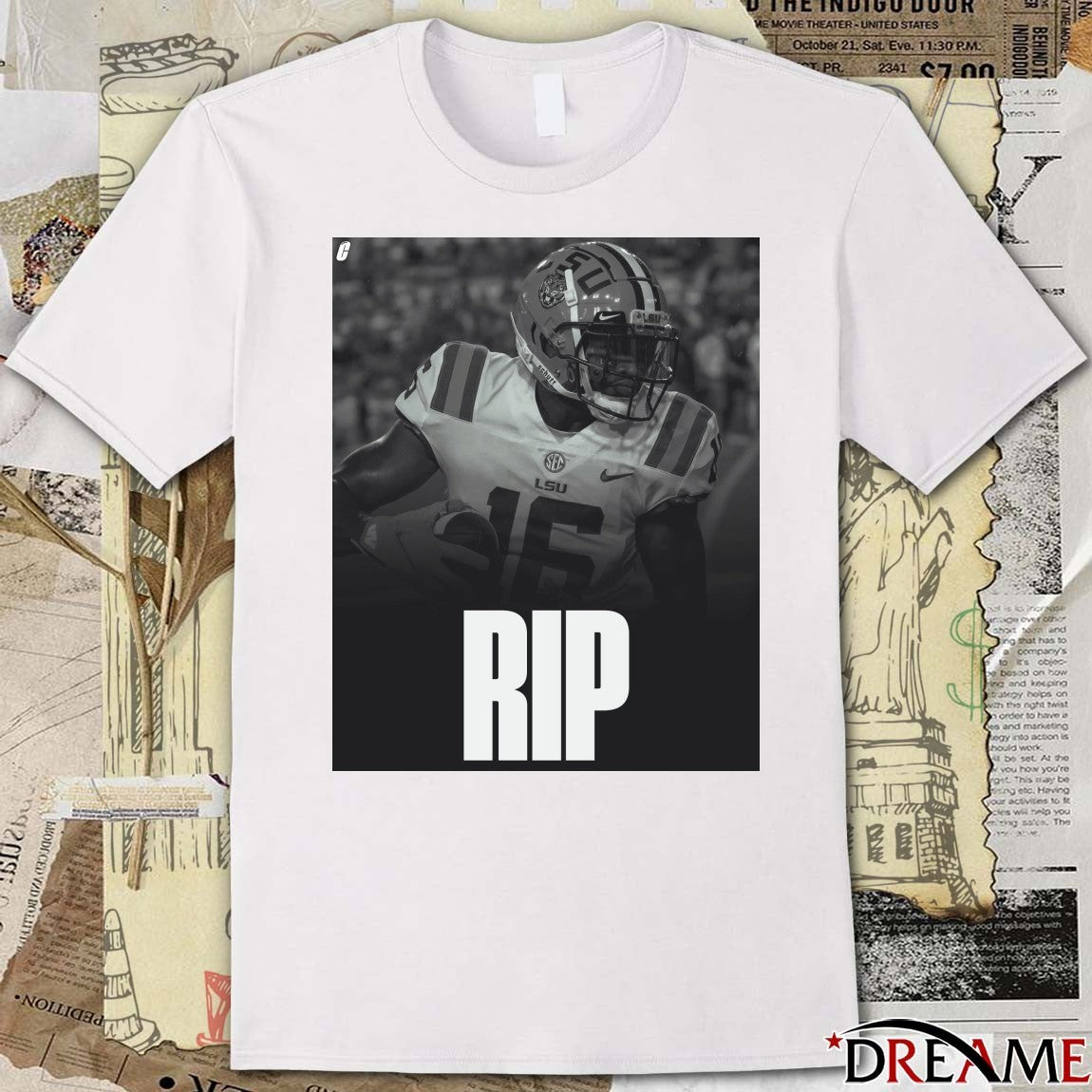 RIP Former LSU And Louisiana Tech WR Devonta Lee Has Passed Away Poster t-shirt