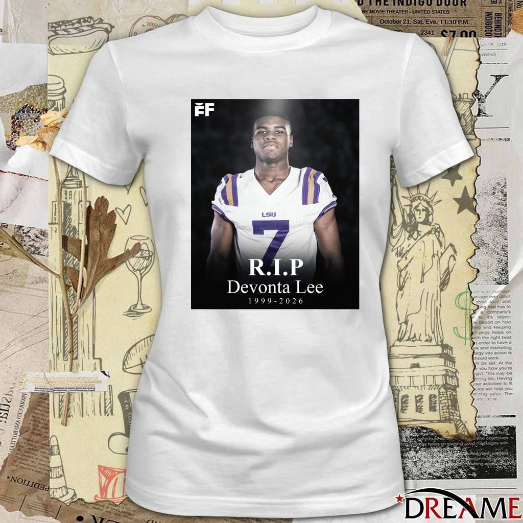 RIP Former LSU and Louisiana Tech WR Devonta Lee 1999 – 2026 Poster t-shirt