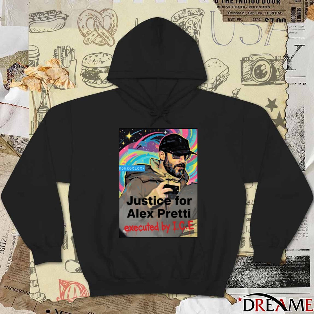 RIP Justice For Alex Pretti Executed By ICE t-shirt
