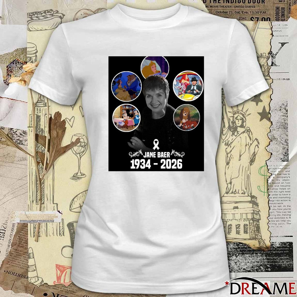 RIP Legendary Animator Jane Baer 1934-2026 t-shirt