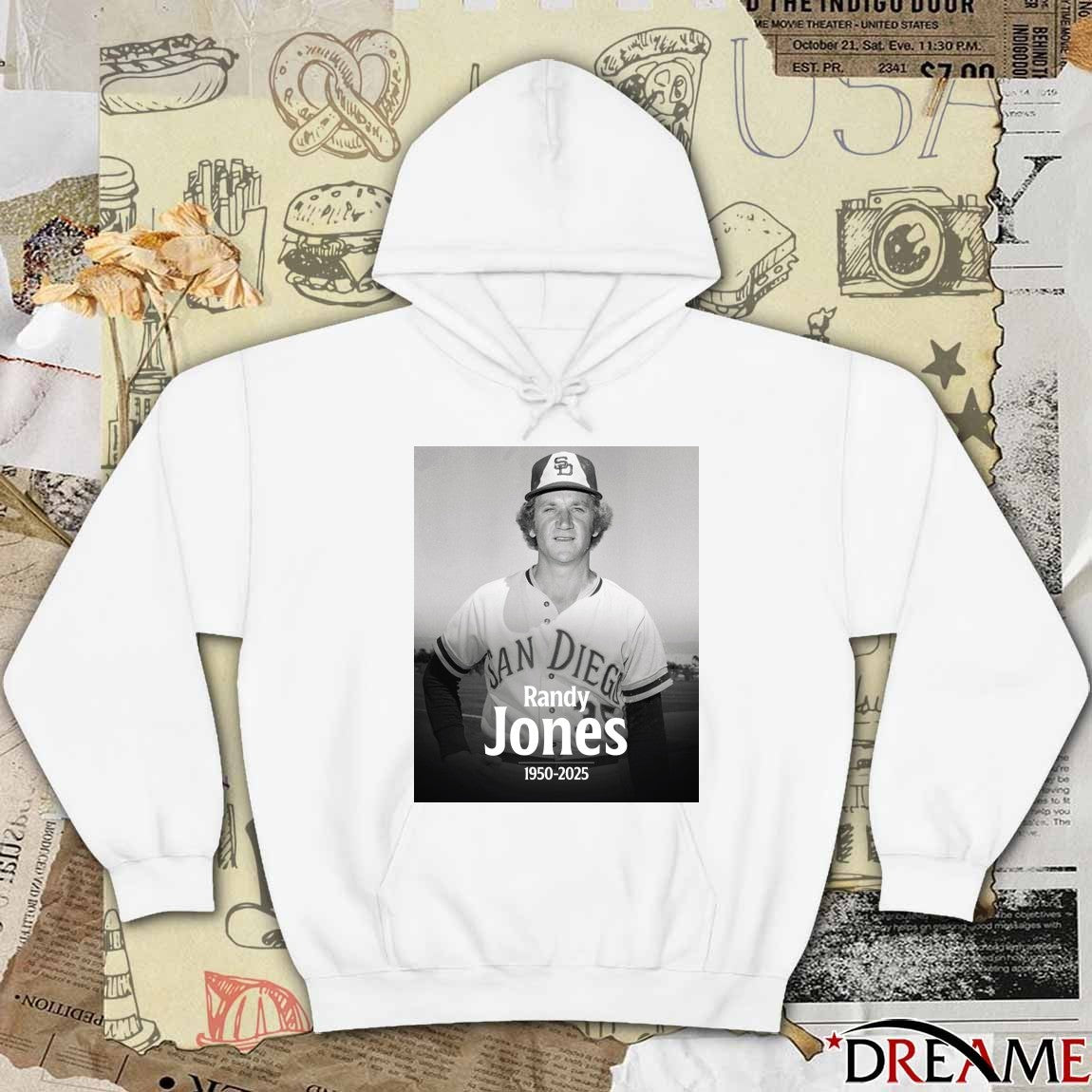 RIP Randy Jones former San Diego Padres 1950-2025 Poster t-shirt