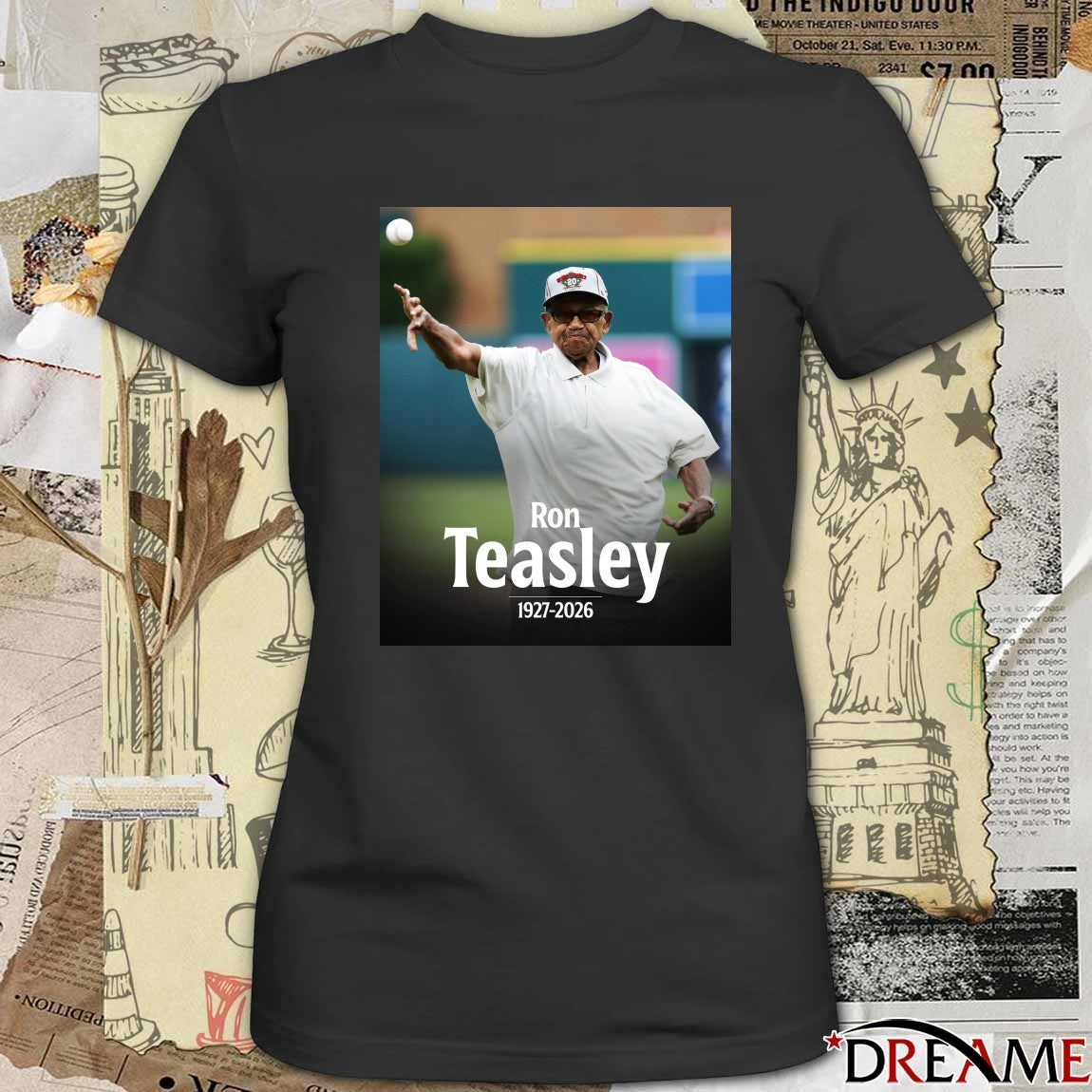 RIP Ron Teasley former Negro Leagues player 1927 – 2026 Poster t-shirt