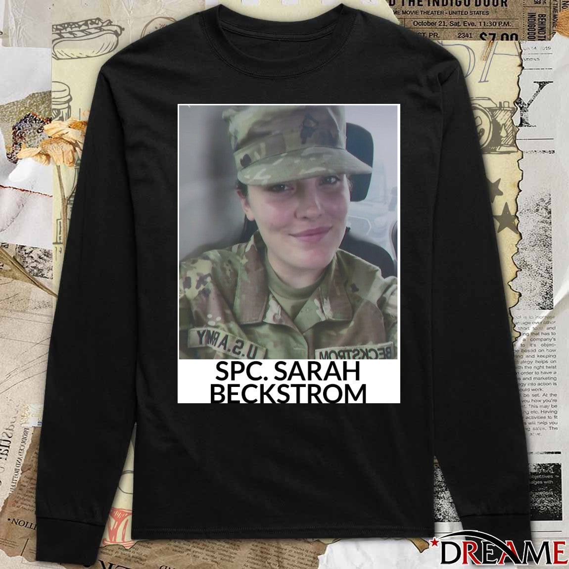 RIP U.S. Army Spc. Sarah Beckstrom West Virginia National Guard Poster t-shirt