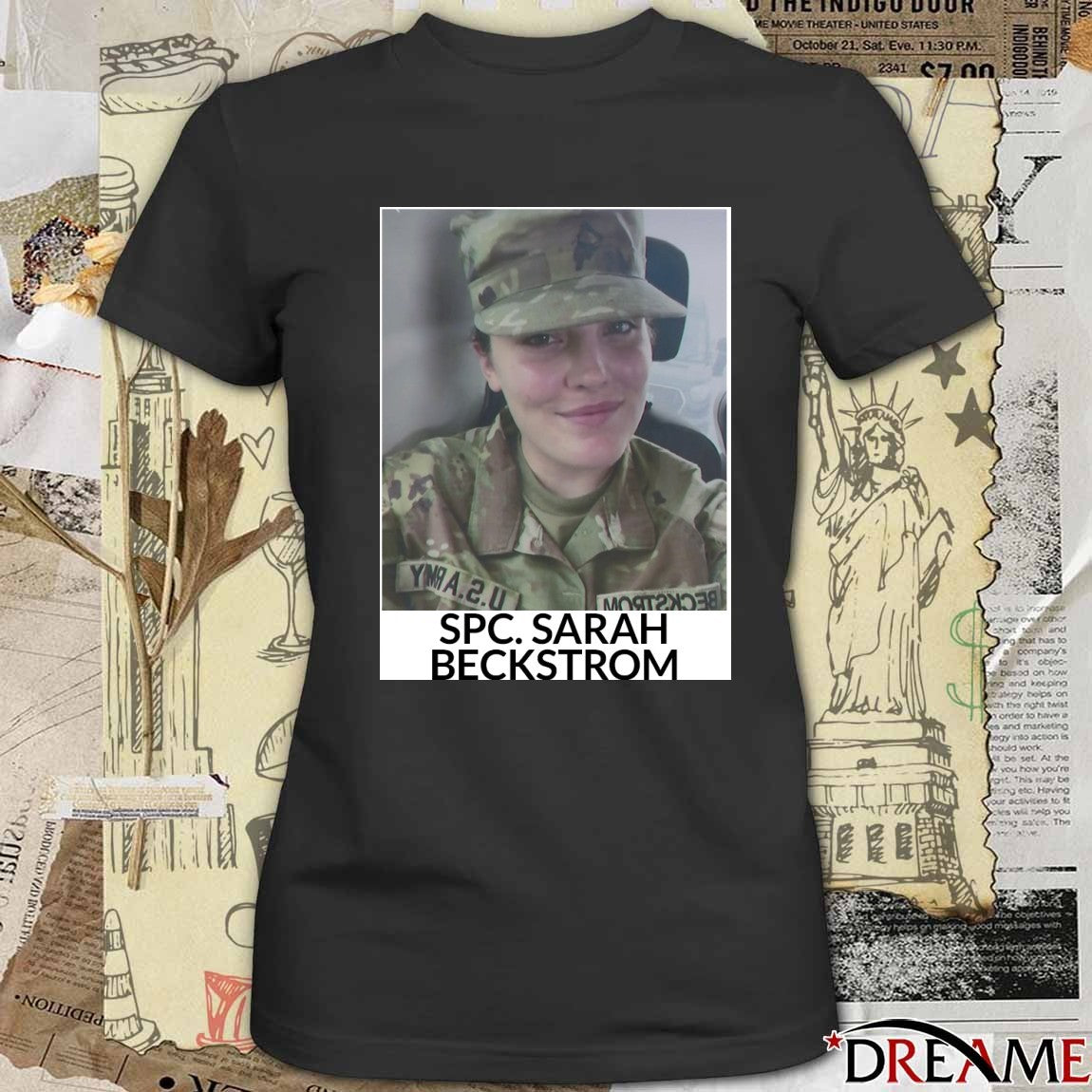 RIP U.S. Army Spc. Sarah Beckstrom West Virginia National Guard Poster t-shirt