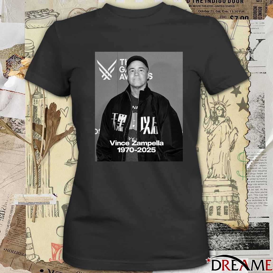 RIP Vince Zampella 1970 – 2025 The Game Awards Poster t-shirt