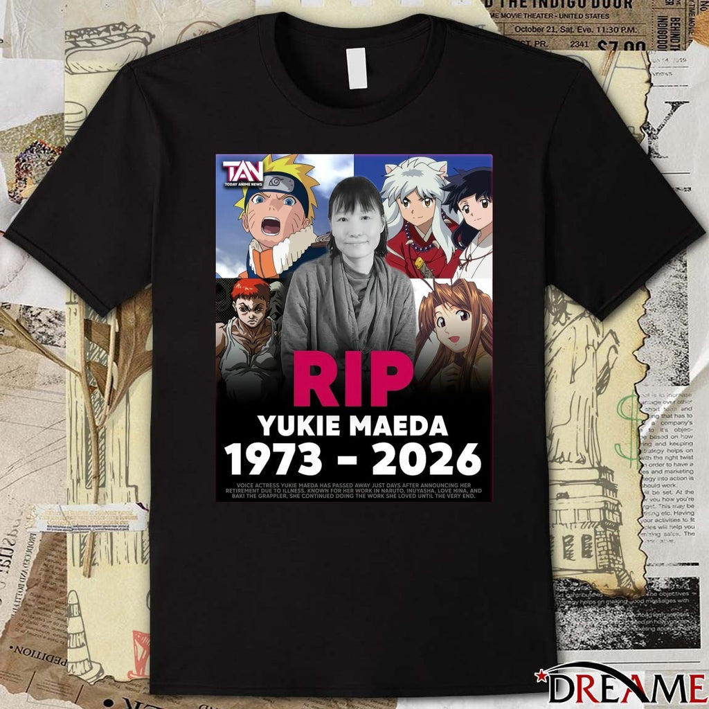 RIP Yukie Maeda 1973 – 2026 t-shirt