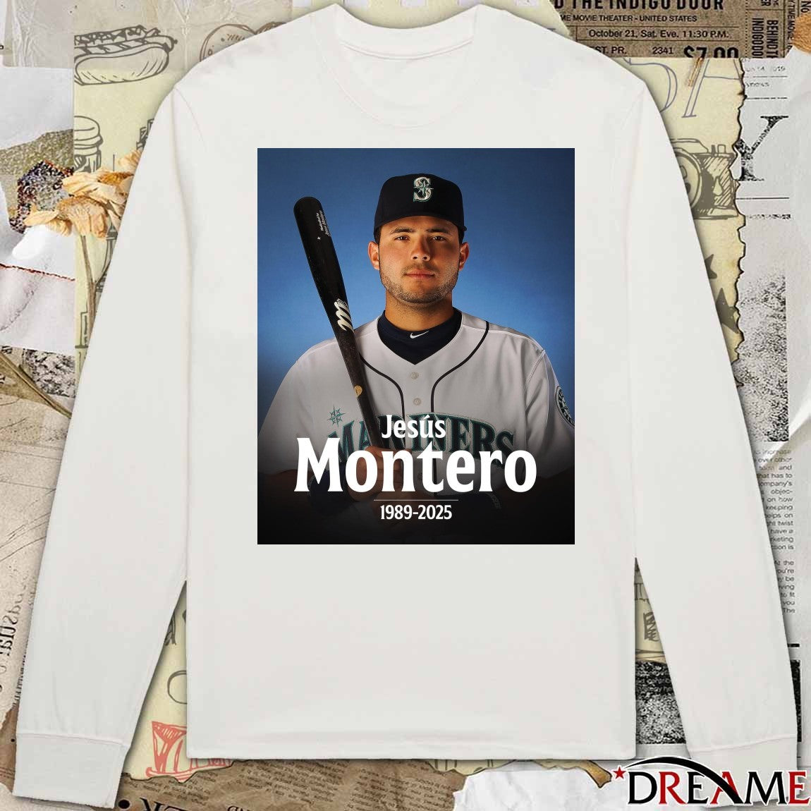 RIP former Major League player Jesús Montero 1989 – 2025 MLB Poster t-shirt