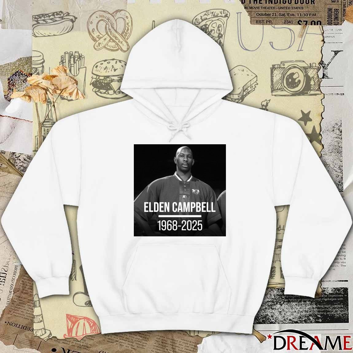 RIP former NBA player Elden Campbell 1968 – 2025 Poster t-shirt
