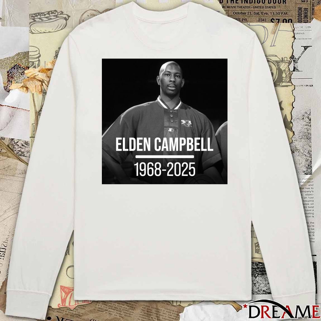 RIP former NBA player Elden Campbell 1968 – 2025 Poster t-shirt
