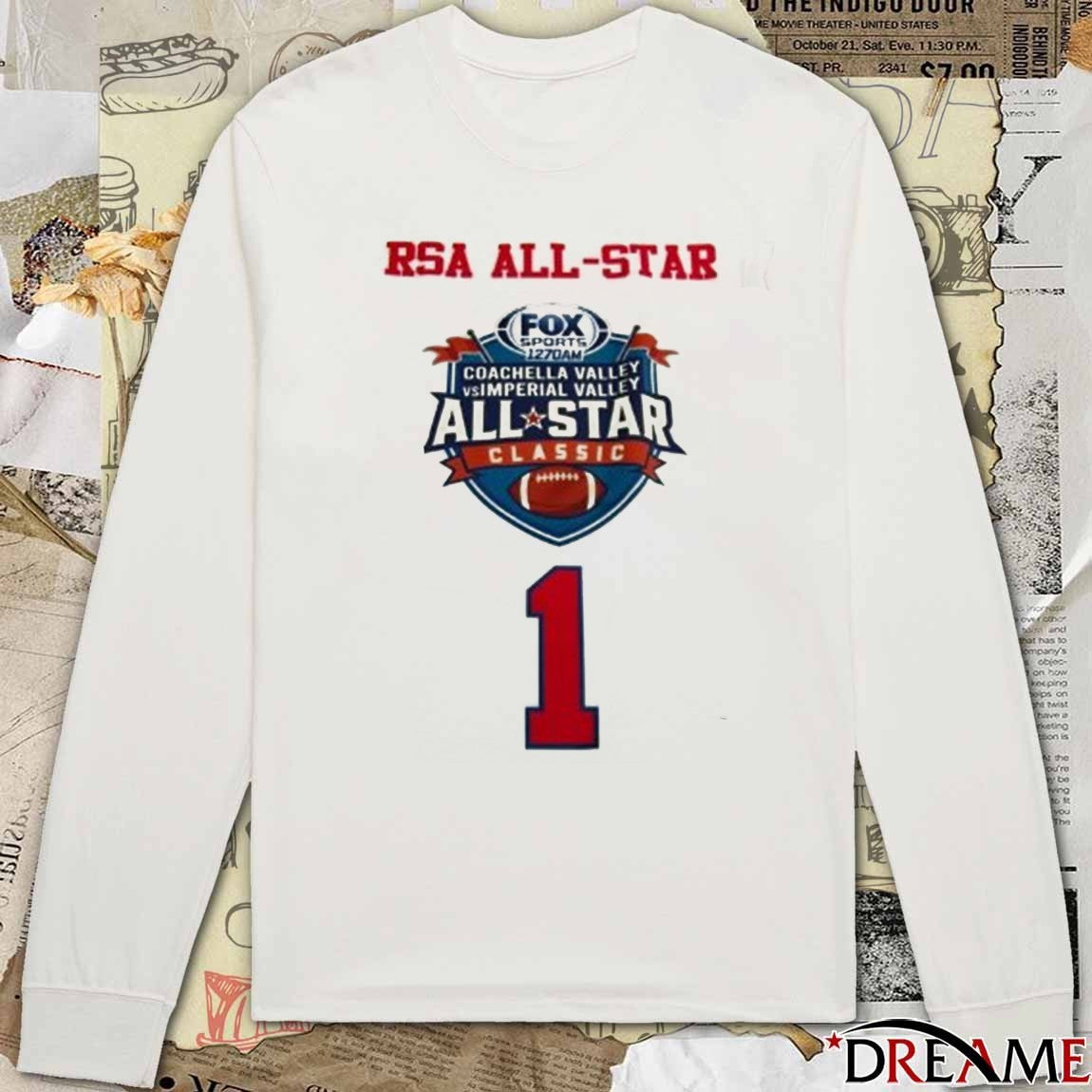 RSA All-Star FOX Sports Coachella Valley Vs Imperial Valley All-Star Classic t-shirt