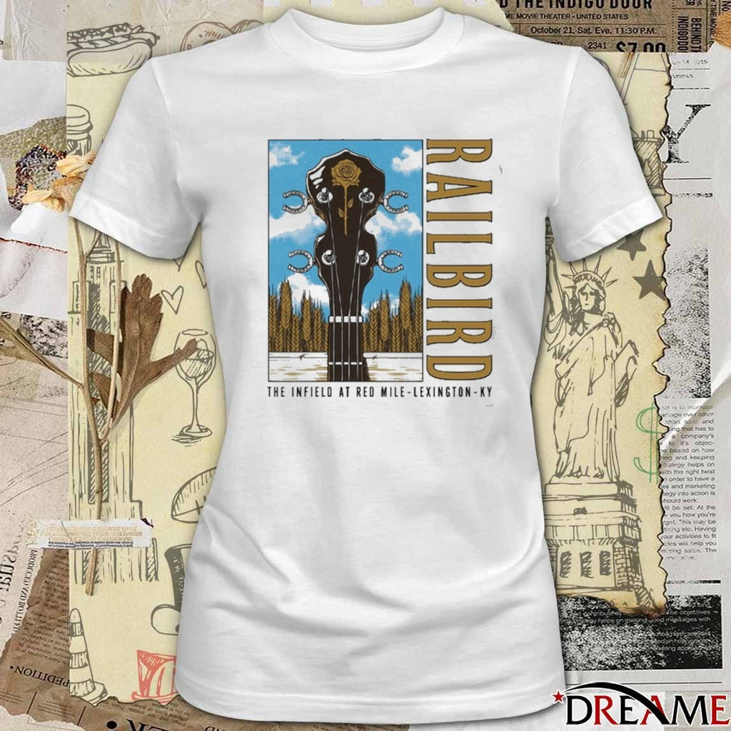 Railbird Festival 2026 The Infield At Red Mile Lexington KY t-shirt