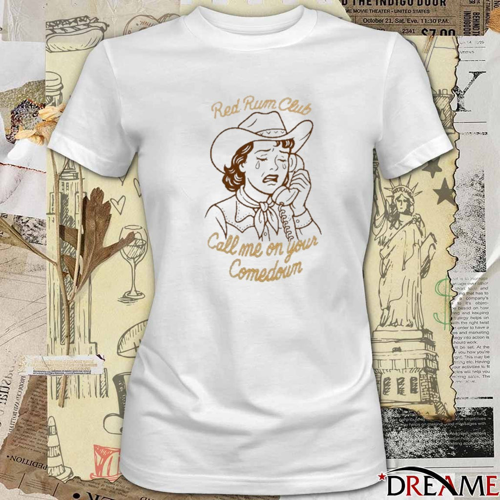 Red Rum Club Call Me On Your Comedown Painting t-shirt