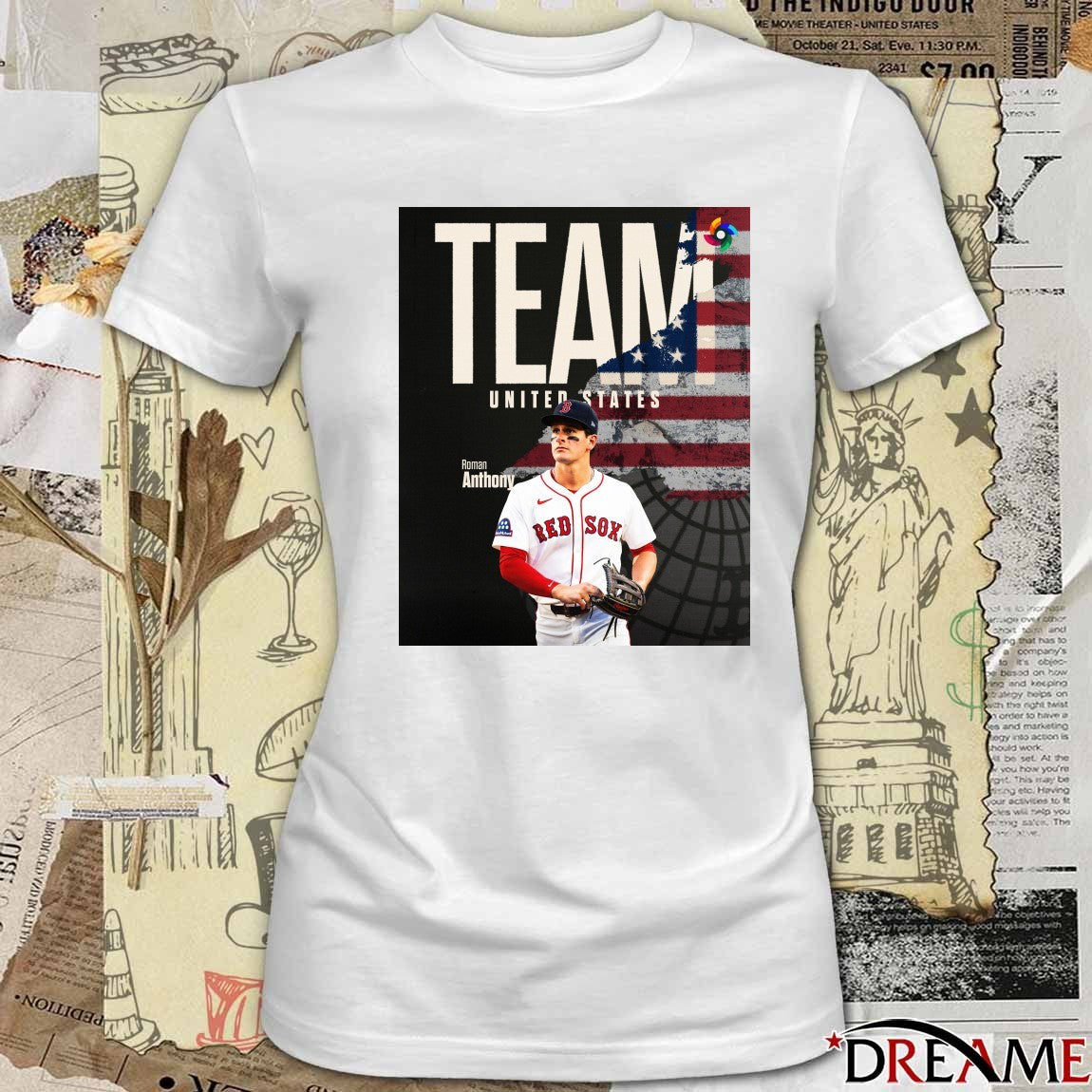 Red Sox Roman Anthony is officially repping Team USA Poster t-shirt