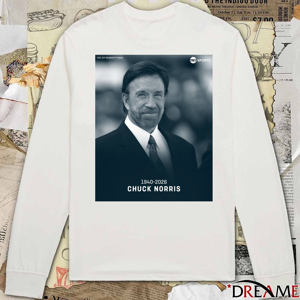 Rest In Peace 1940 – 2026 Chuck Norris TNT Sports BR Poster t-shirt