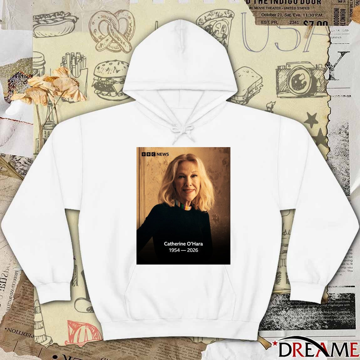 Rest In Peace Actress Catherine O’Hara 1954 – 2026 BBC News Poster t-shirt