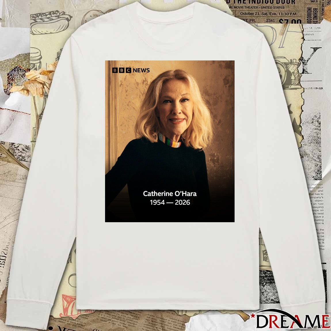Rest In Peace Actress Catherine O’Hara 1954 – 2026 BBC News Poster t-shirt