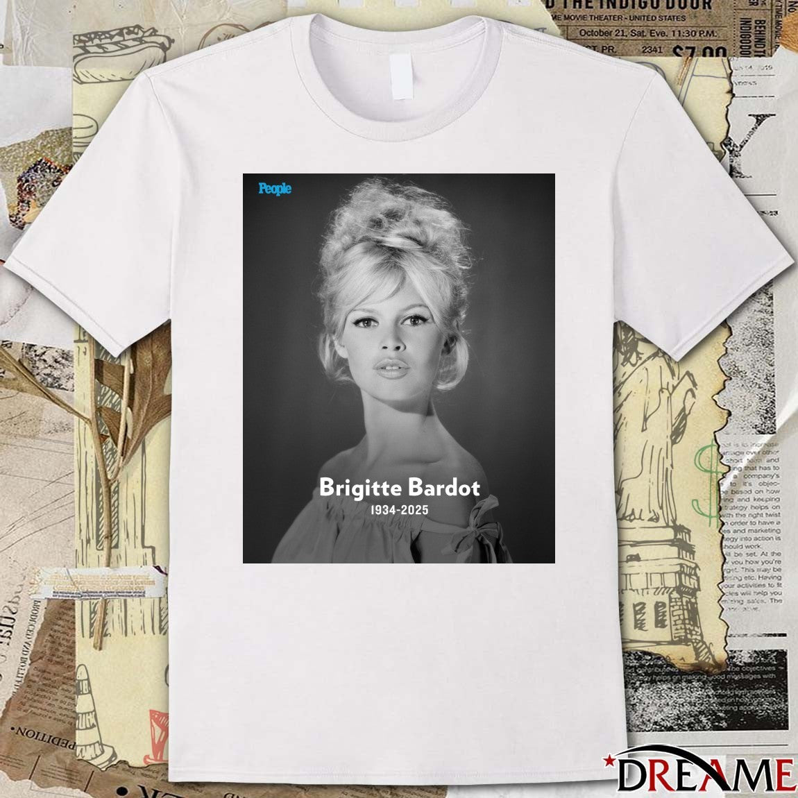 Rest In Peace Brigitte Bardot Has Died At Age 91 1934 – 2025 Poster t-shirt