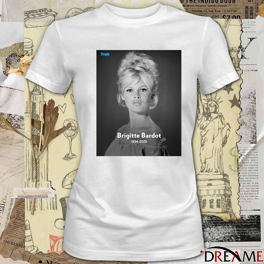 Rest In Peace Brigitte Bardot Has Died At Age 91 1934 – 2025 Poster t-shirt