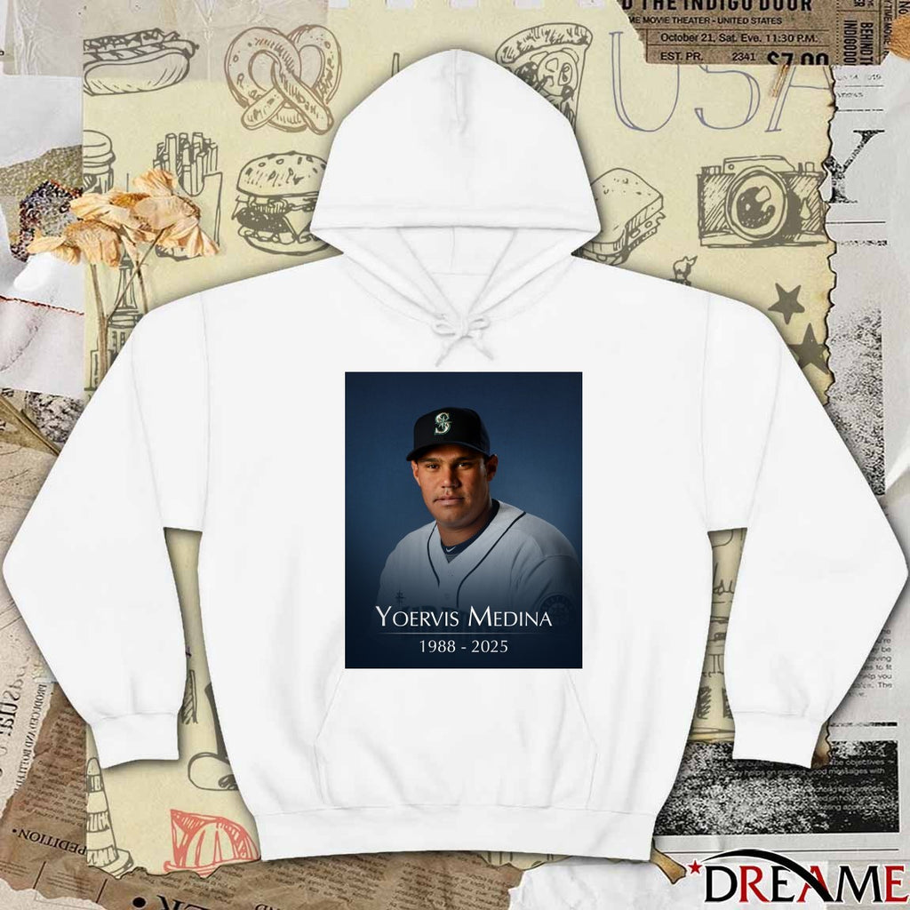 Rest In Peace Former Mariners Pitcher Yoervis Medina 1988 – 2025 Poster t-shirt