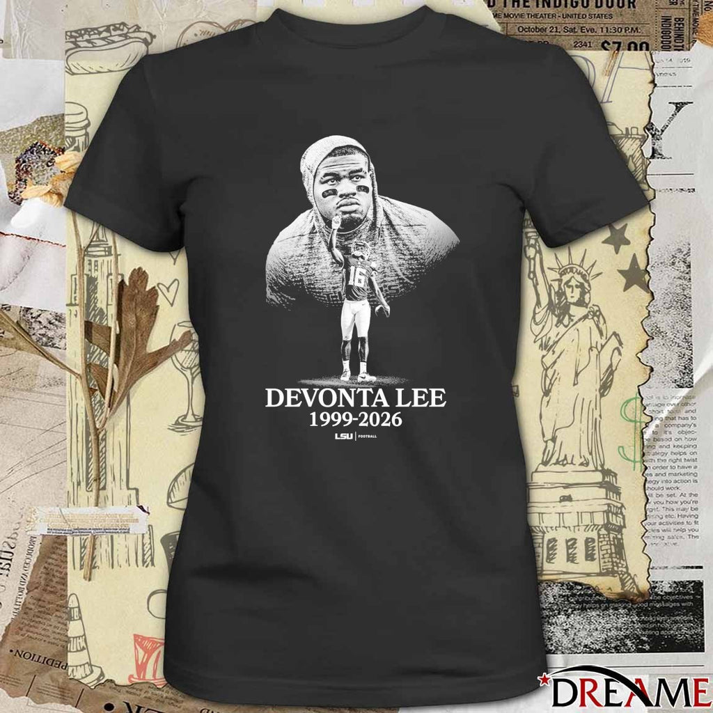 Rest In Peace Former Tiger Devonta Lee 1999 – 2026 LSU Football t-shirt