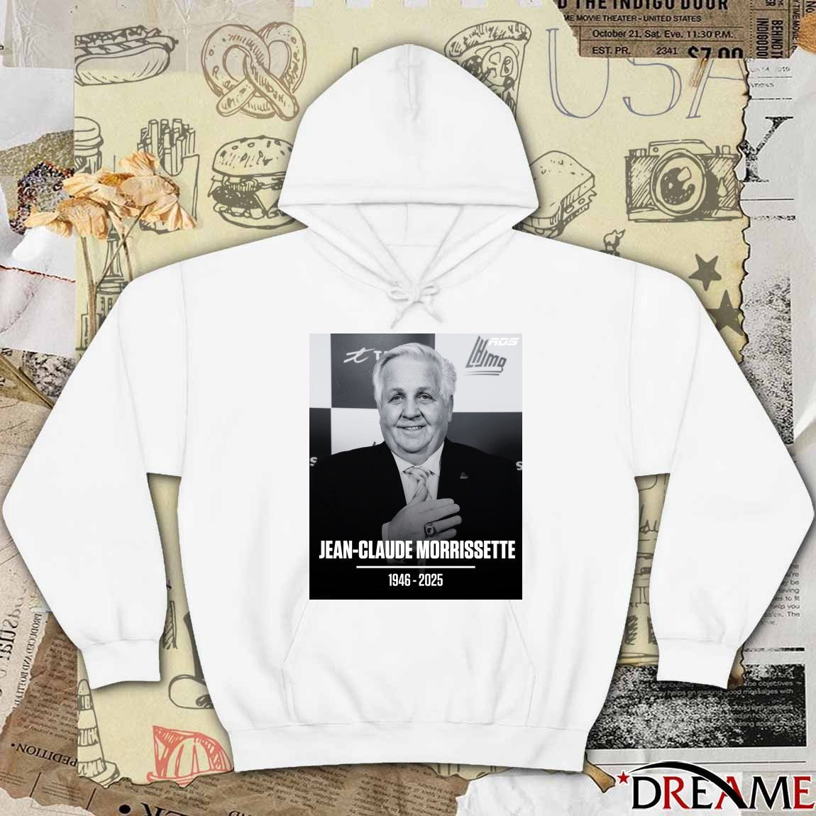 Rest In Peace Jean-Claude Morrissette 1946 – 2025 RDS Poster t-shirt