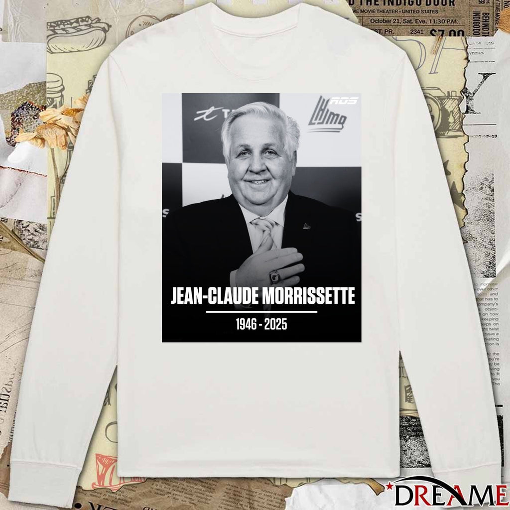 Rest In Peace Jean-Claude Morrissette 1946 – 2025 RDS Poster t-shirt