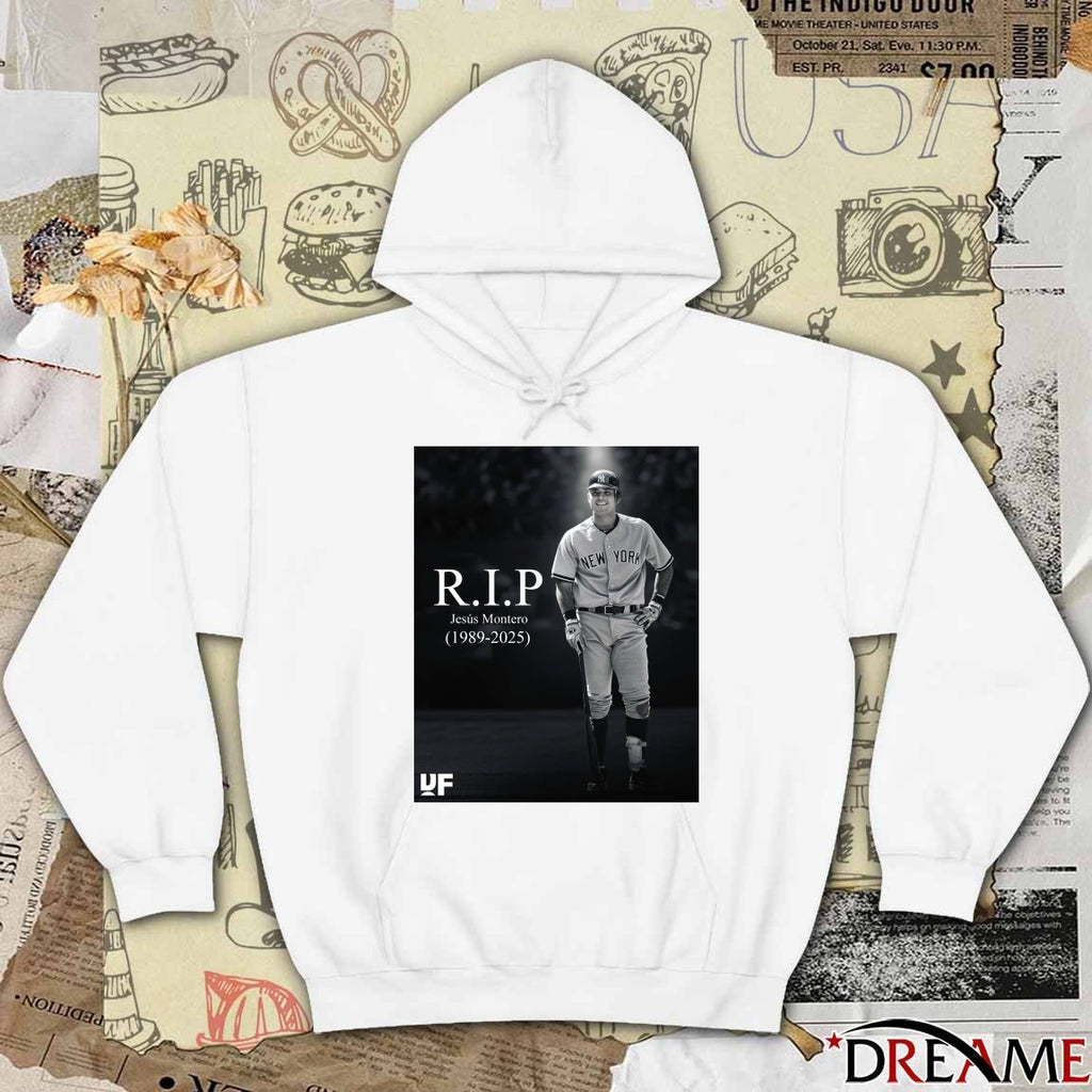 Rest In Peace Jesús Montero 1989 – 2025 Dugout Forever Poster t-shirt