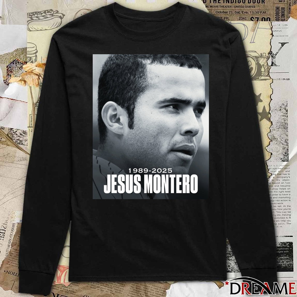 Rest In Peace Jesus Montero 1989 – 2025 The Yankee Report Poster t-shirt