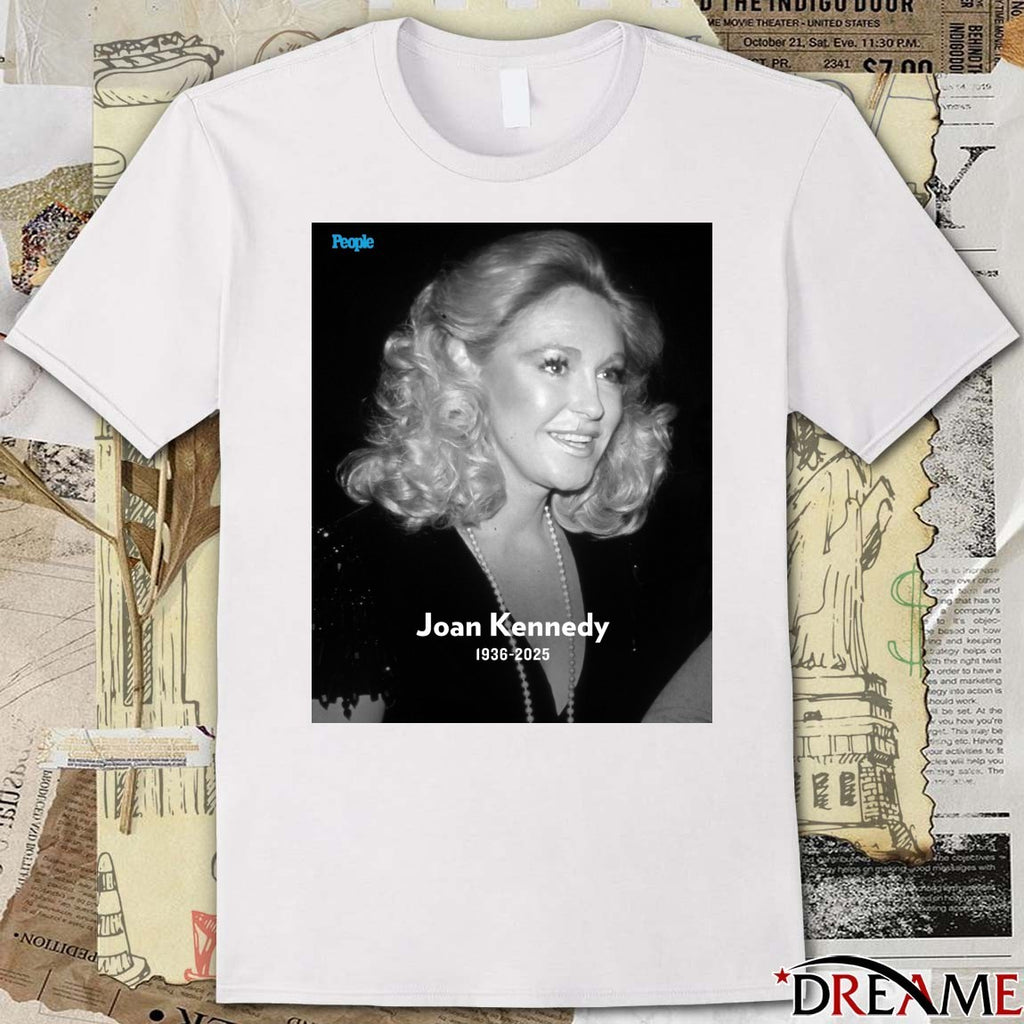 Rest In Peace Joan Bennett Kennedy 1936 – 2025 People Poster t-shirt