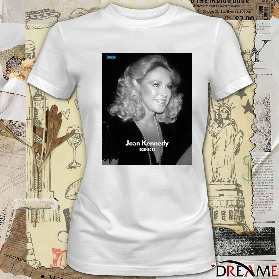 Rest In Peace Joan Bennett Kennedy 1936 – 2025 People Poster t-shirt