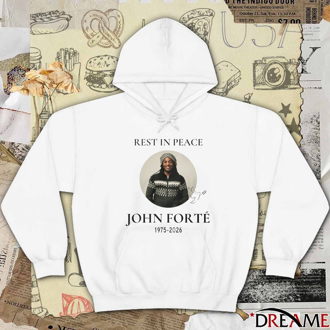 Rest In Peace John Forte 1975-2026 t-shirt