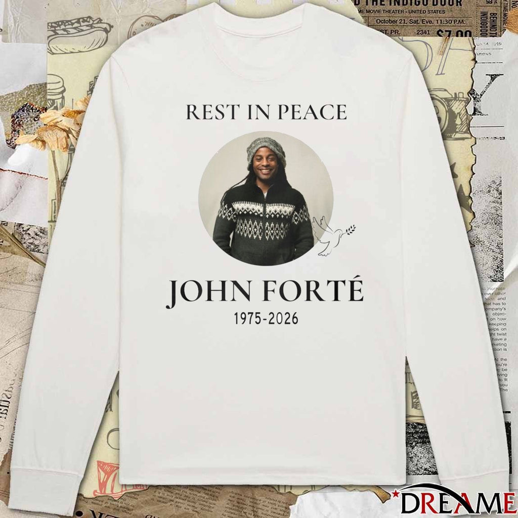 Rest In Peace John Forte 1975-2026 t-shirt