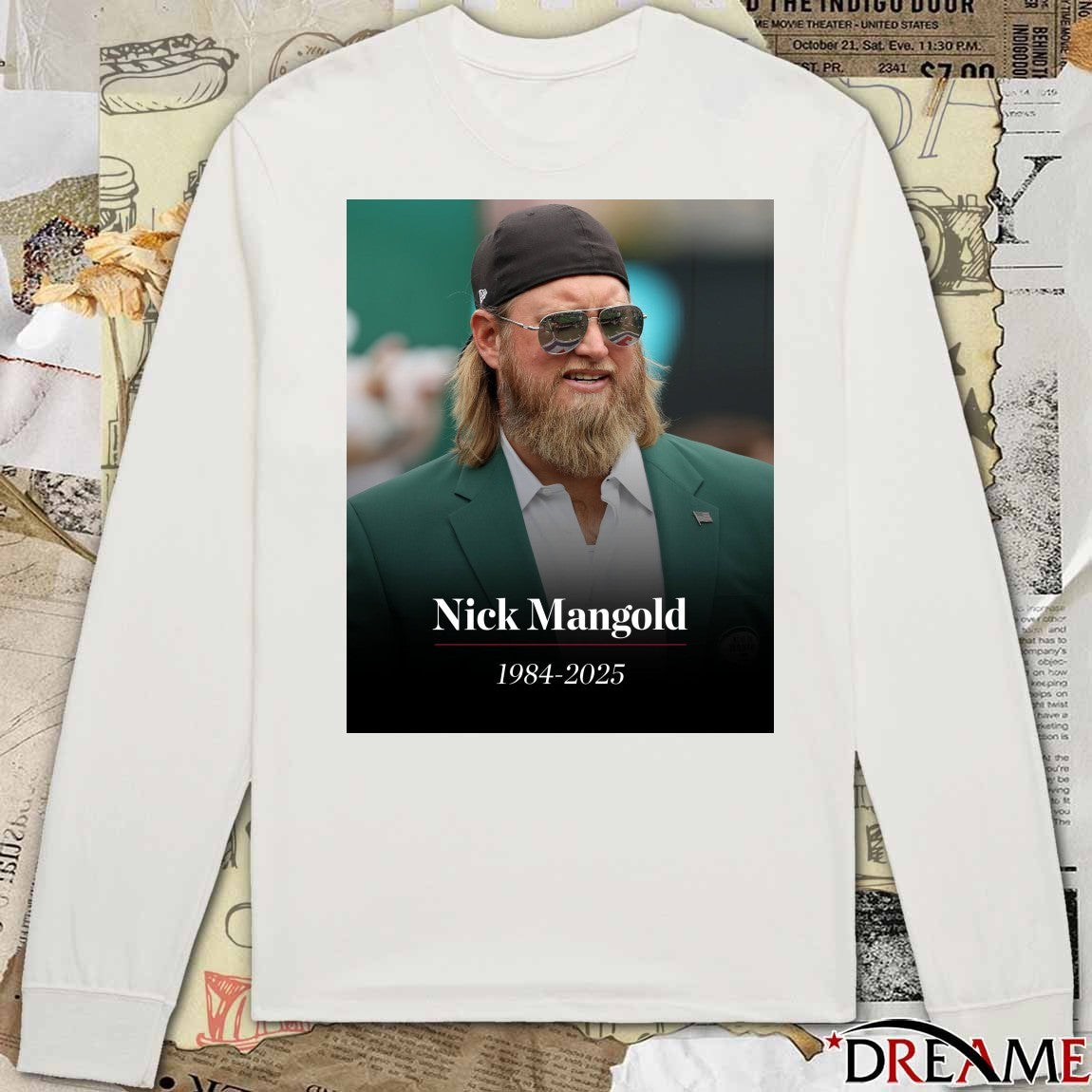 Rest In Peace Legend Nick Mangold 1984 – 2025 Sports Illustrated Poster t-shirt