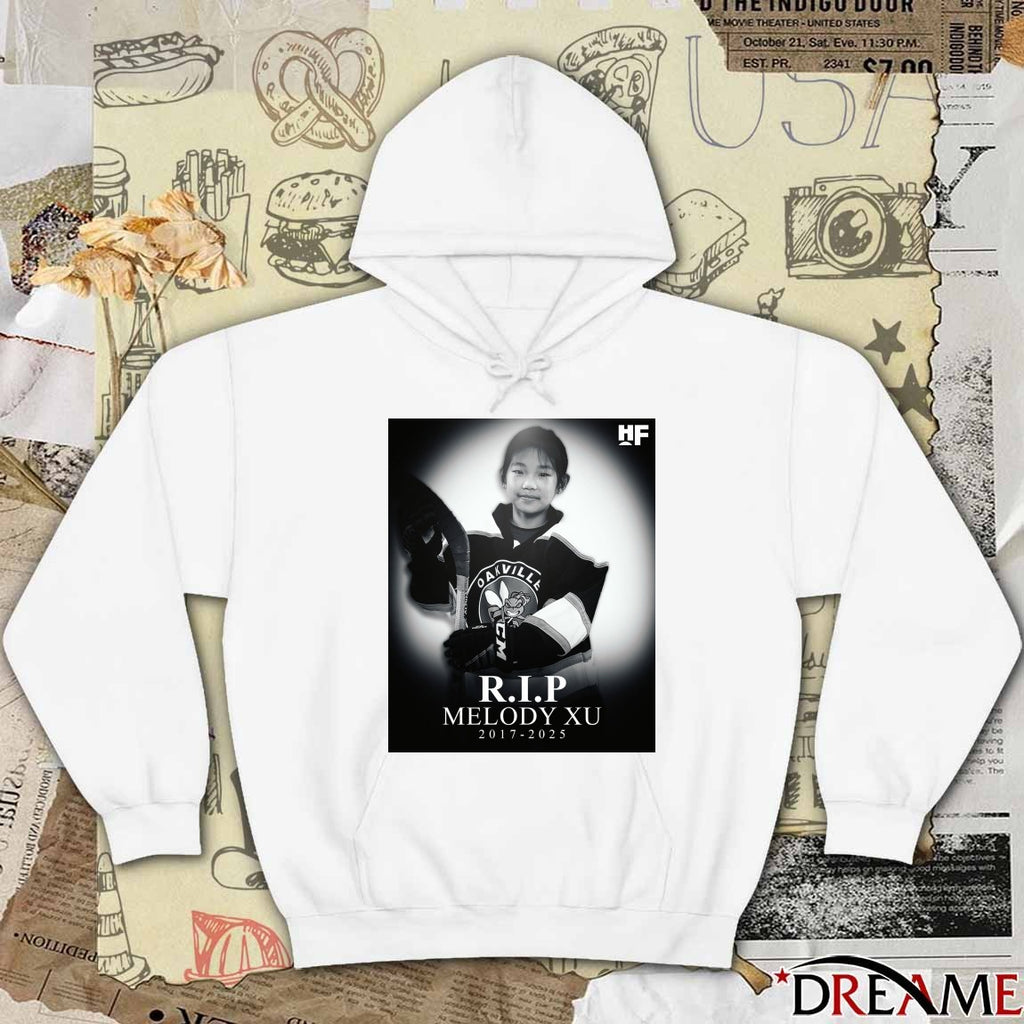 Rest In Peace Melody XU 2017 – 2025 Hockey Forever Poster t-shirt