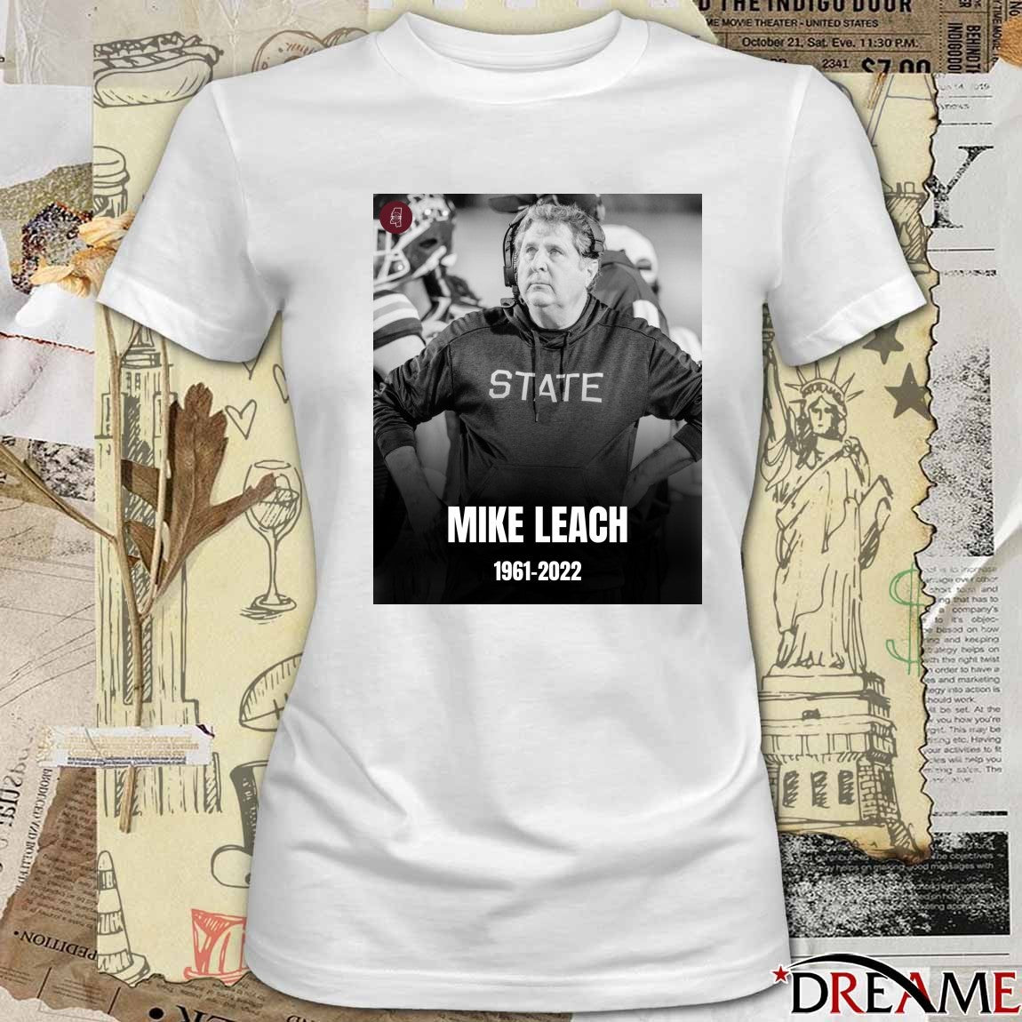 Rest In Peace Mike Leach College Football Coach 1961 – 2022 Poster t-shirt