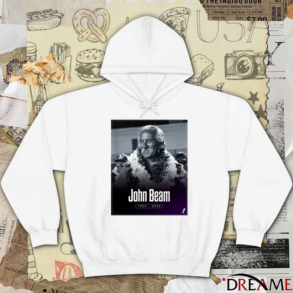Rest In Peace Oakland Football Coaching Legend John Beam 1959 – 2025 t-shirt